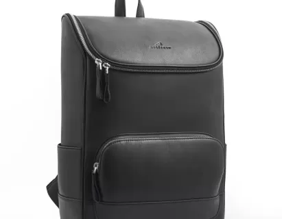 Horsemen Leather Backpack Black Large DSC06463 jpg The Sunnah Store